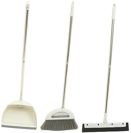FRCOLOR Escoba y Recogedor Kit De Limpieza para Hogar Herramienta De Escoba De Limpieza