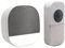 Uni-Com Wireless Battery Free Plug-in Door Chime with Built-in Night Light, Low Power Consumption, Self-Powered Kinetic Bell Push, 200m Operating Range, 30 Chimes, LED Chime Alert, Easy Install