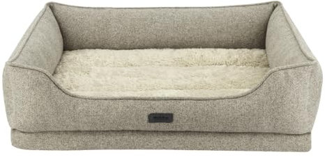 Nobby Orthopädisches Komfortbett eckig CALBU beige 50 x 39 x 13+5 cm