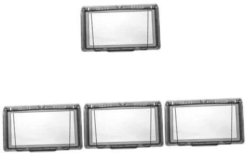 PartyKindom 4 Pièces boîtier de prise résistant à l'eau cache prise electrique cache prise etanche sortie couvercle d' mural couvercle de protection de prise couvre-prises murales