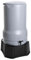 Regenwassertonne Regentonne Regenbehälter Wasserfass AQbell Regentank Regenfass Rund Wassertank mit Standfuss Deckel und Wasserhahn 200L Grau