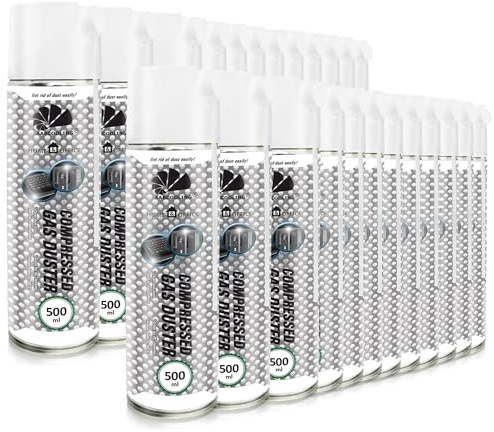 AABCOOLING 24 x 500ml Home&Office Druckluftspray Gas Duster K1 PC Reinigungsset, Büromaterial, Reinigungsgeräte, Staubgebläse Reinigung von Tastatur, PC/Computer, Konsole, Kamera