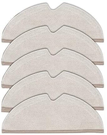 Pizgear Chiffons de vadrouille lavables, for xiaomi, for roborock, S5 Max S6 Pure S6 MaxV S5 S51 S50 S55 Xiaowa E25 E35, accessoires for aspirateur Robot Remplacement du tampon du robot serpillière(5p