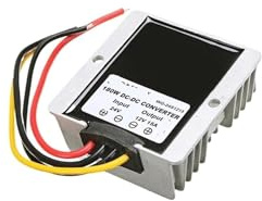 Convertidor Reductor de CC de 24 V a 12 V, 10 A, 15 A, 20 A y 30 A, regulador Reductor de 24 V for batería de 12 V, Fuente de alimentación for Coche de 12 V.(24V to 12V 15A)