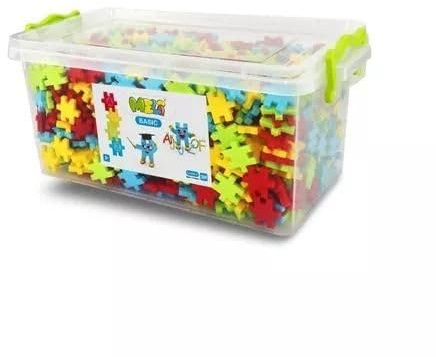 Meli Basic Letters EDU 1200 Set – 1200 Bausteine mit Buchstaben für Kinder ab 3 Jahren, Fördert Lesen, Schreiben und Kreativität, Polnische Zeichen, Kompatibel Basic