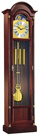 Hermle 01079-030451 Standuhr, Nussbaum Braun