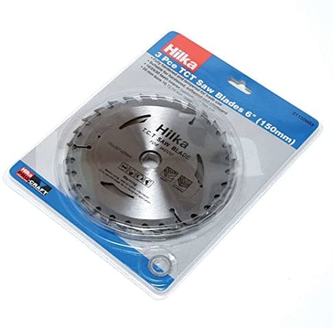 Hilka 51150003 6-inch Pro Craft TCT Saw Blade, Silver