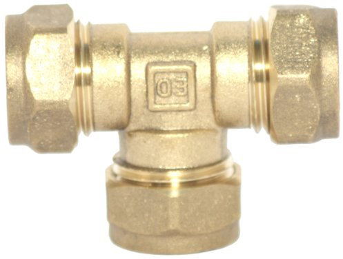 Plumb Pak PF05-5AMZ Compression Equal Tee 15mm - Pack of 5