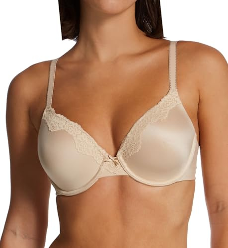 Maidenform womens Comfort Devotion Comfy Soft Full Coverage Underwire 09404 bras, Latte Lift/Black, 34C US