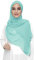 Lina & Lily Damen Muslim Premium Chiffon Hijab Kopftuch Schal aus Leicht Stoff (Türkis)