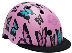 Park City Girl Butterfly Multi Sport Bike Roller Skate Helmet - Purple, 54-56 cm