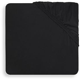 Jollein Spannbettlaken Jersey 60x120cm schwarz Spannbetttuch Jersey 60x120cm schwarz Spannbetttuch Jersey 60x120cm schwarz von