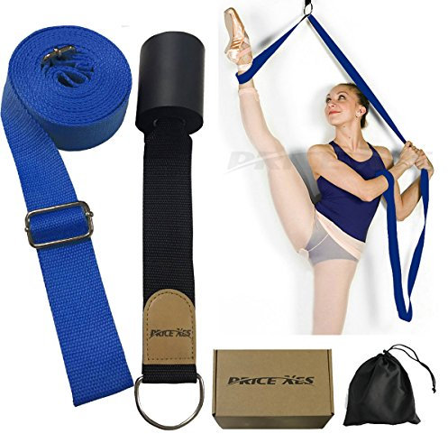 XEMZ Bein-Stretch-Band – Tür-Flexigkeitstrainer, verbessert die Beindehnung, perfekte Heimausrüstung für Balletttanz, Taekwondo-Übungen, Gymnastik-Training, Stretchband, blau