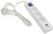 ARLI 3m Steckdosenleiste 3 Fach Weiss mit 2 USB Ladebuchsen USB-A USB-C Schalter Mehrfachstecker Kinderschutz Überspannschutz flachem Winkelstecker Schutzkontakte Mehrfachsteckdose Steckdose weiß