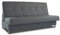 Schlafsofa Bella mit Schlaffunktion - 3 Sitzer Sofa, Couch mit Bettkasten, Bettsofa, Schlafsofa, Polstersofa, Couchgarnitur (Graphit (Inari 94))