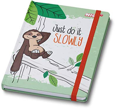 NICI Notizbuch mit Hardcover Hang Gang, 14x20cm,