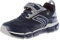 Geox J Android Boy B Sneaker, Navy/Silver, 27 EU