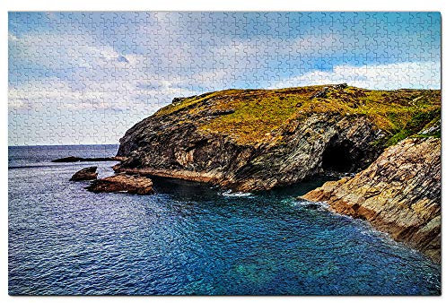 Großbritannien England Kynance Cove Cornwall Puzzle 1000 Teile Holzpuzzle Erwachsene Spielgrafik Reise Souvenir Holz