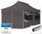 TOOLPORT Faltpavillon Faltzelt Pavillon 3x6m - 4 Seitenteile Aluminium 32mm Partyzelt 700N grau