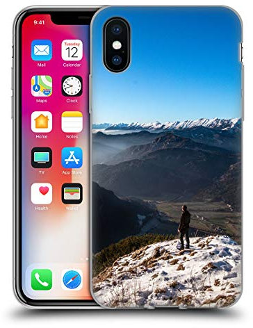 Head Case Designs Offizielle Patrik Lovrin Blick über neuen Horizont Wanderlust Gel Handyhülle Hülle [Militärischer Schutzgrad] Kompatibel mit Apple iPhone X/iPhone XS