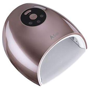 AIYIFU Lámparas LED UV para Uñas para Esmalte de Uñas en Gel, Lámpara de Curado para Secador de Uñas Blanqueador Máquina Secadora de Esmalte de Uñas de 48W, Luz de Uñas con 3 Temporizadores,Champagne