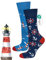 soxo Ciclismo Calcetines Hombre Divertidos Algodon Invierno Regalo Colores Socks Con Dibujos 40-45 Faro