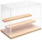 Joody 3 Etagere Vitrine Acrylique pour Collection Amiibo Figurine Manga Voiture Miniature, Anti-poussière Boite de Presentation des Coin, Medals, Souvenirs, 32x18x25,2cm