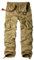 Siyecaoo Damen Hosen Cargo Hose Multi Taschen Jogginghose Sporthose Workwear Reißverschluss Armee Militär Wanderhose Outdoorhose Relaxed-Fit Damen Cargo Hose Khaki Tag 28-DE 36