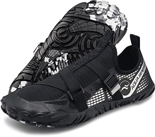 Aqua Speed Moderne Aqua Schuhe/Barfuss Schuh + Mesh Beutel | Super Flexible Profilsohle