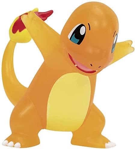 Pokémon PKW2405-7,5cm Select Figuren - Glumanda (durchsichtig), offizielle Figur