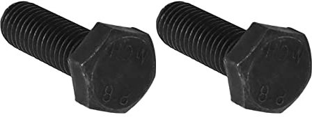 QUARKZMAN M8 Filetto 30,5 mm Lungo Presa Cappuccio Vite x 2pz Metallo Acciaio Esagonale Testa Bullone per Arredamento Mobili Produzione Automotive, [Nero, Sinistro Mano]