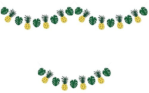 Toyvian 3st Hawaii-partydekore Hawaii-Banner Hawaii Flagge Ziehen Strand Schmücken