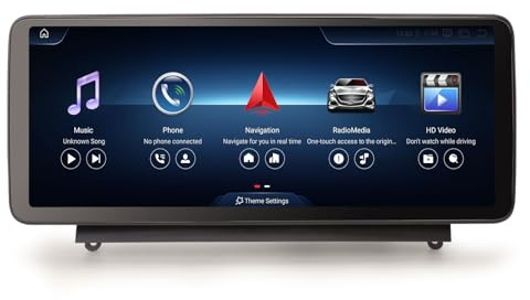 Erisin Android 16 Autoradio GPS Navigation für Mercedes C Klasse W204 S204 NTG 4.0, Qualcomm 8-Kern 8GB+128GB, 12.3 Zoll IPS Bildschirm Bluetooth 5.1 CarPlay Android Auto WiFi 4G DAB+ USB DSP Canbus