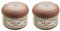 2 x 250 g Alize Bella Batik Ombre Strickwolle Farbverlauf, 500 Gramm Strickgarn 100% Baumwolle, Farbverlaufswolle (braun 7410)
