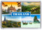Thailand Souvenir Acrylic Fridge Magnet (Standard: 70x45mm)