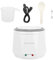 Olla Arrocera 12V Coche Camión Olla Arrocera 1.6L Herramienta Mini Automóvil Blanco Oushiba12V Utensilio Vehículo Camión para Herramienta Ollas Arroceras