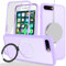 Zouzt for iPhone 7 Plus/8 Plus 5.5 Inch Case with Screen Protector, 360 Full Body with Glass Screen Protector [Shockproof] [Dropproof] Ring Stand Heavy Duty Protection Phone Case - Purple
