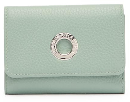 Mandarina Duck Mellow Leather Wallet, Reisezubehör Damen-Geldbörse, Einheitsgröße, Iceberg Green, Einheitsgröße