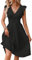 Robe Bohème Chic Femme - Coton, Plage, Blanche Dentelle, Grossesse, Longue, Courte, Cocktail Noir - Shooting Photo - XL