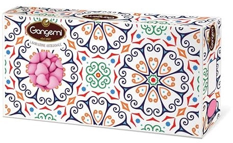 Gangemi - Confetti forma Cuoricini al Cioccolato Fondente - Vari colori - 500 g (Rosa)