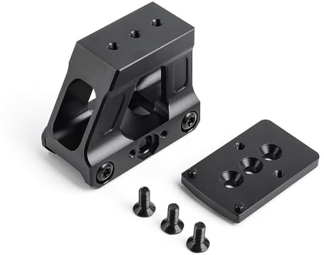 QIRUIMY Taktische Red Dot Riser Mount Zielfernrohrbasis 20mm Picatinny Schiene für Red RMR Zielfernrohr Visier