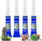 Hocklliy Aquarium Glue - 4 Pack, Safe for Aquarium, Fish, Reef & Plants, Quick Drying, Ideal for Moss, Coral, Stone & Wood Aquascaping