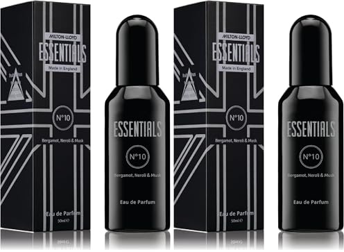 Milton-Lloyd Essentials No 10 – Duft für Männer – 50 ml Eau de Parfum (Packung mit 2)