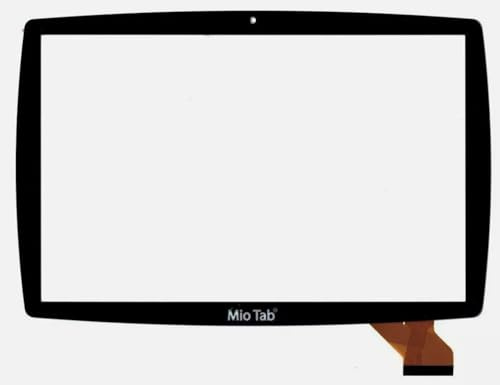 Audiosystem TOUCH SCREEN VETRO per Tablet LISCIANI MIO TAB Stem Coding XL 2021 89055 10.1 Nero + Biadesivo Ricambio Digitizer (Display Non Incluso)