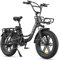 Fafrees 20 Zoll E-Bike für Herren, Elektrofahrräder bis zu 150KM mit 48V 13AH Akku, 25Km/h Elektrofahrrad, ENGWE L20 Boost(Schwarz)
