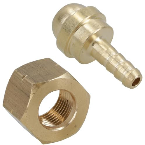 Raccord de tuyau de gaz à souder 3/16 avec filetage 3/8 BSP pour gaucher