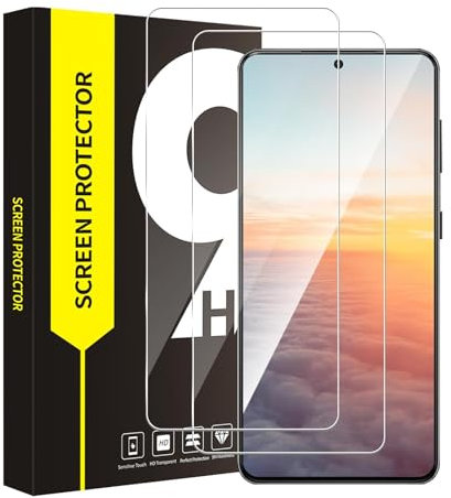 VSEER 2 Stück Schutzfolie für Panzerglas für Samsung Galaxy S21 FE 5G, 0.33mm 2.5D Kante Frei von Kratzern Samsung S21 FE Hartglasfolie, 9H Härte HD-Klar Anti-Schmutz Schutzglas für S21 FE 5G