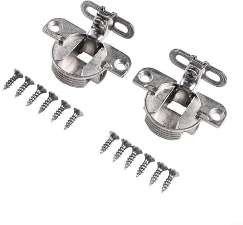 Sandyseptember Zinc Alloy Adjustable Cabinet Hinges For Kitchen Cupboard Cabinet Door Side Panel Flush Mounted Concealed Mini Hinge