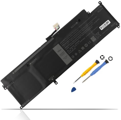 K KYUER 43Wh P63NY XCNR3 Batteria per Dell Latitude 13 7370 E7370 Ultrabook 13.3-inch Series m3-6Y30 m5-6Y57 m5-6Y54 m7-6Y75 P67G P67G001 0P63NY XCNR3 N3KPR CV4PN WY7CG MH25J 4H34M Notebook Battery