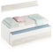 duehome | Cama Nido Juvenil, 2 Camas + Cajon + Estante, Cama Infantil, Modelo Nuit, Acabado en Blanco Artik y Blanco Velho, Medidas: 199 cm (Largo) x 96 cm (Ancho) x 65 cm (Alto)
